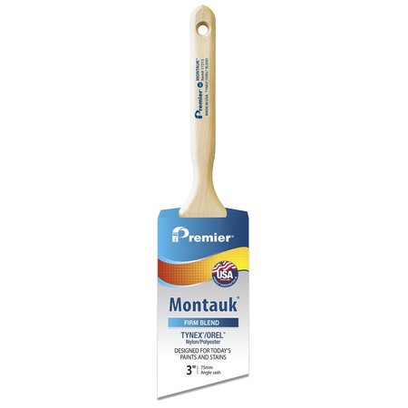 MONTAUK Premier  3 in. Firm Angle Sash Paint Brush 17213
